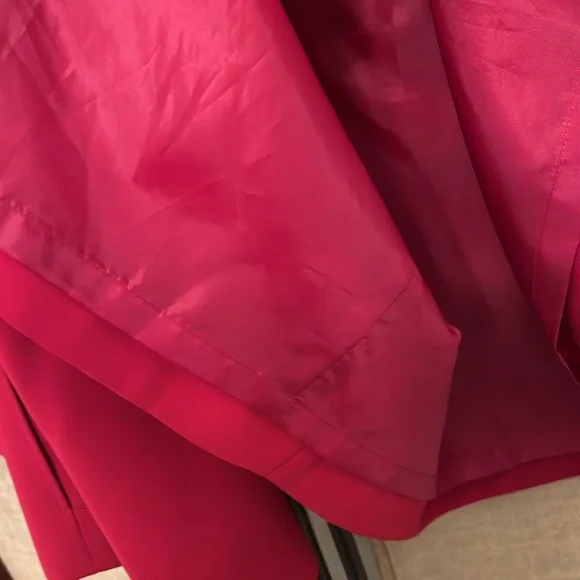 Women’s Evan Picone Vintage 2 piece skirt suit. Red. Size 14 - Picture 11 of 14